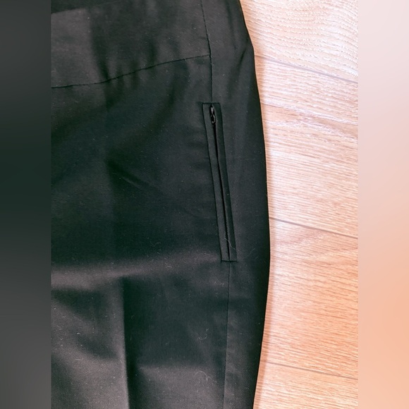 3/$30 - SMART SET - Straight Black Ankle Pants - Picture 4 of 9
